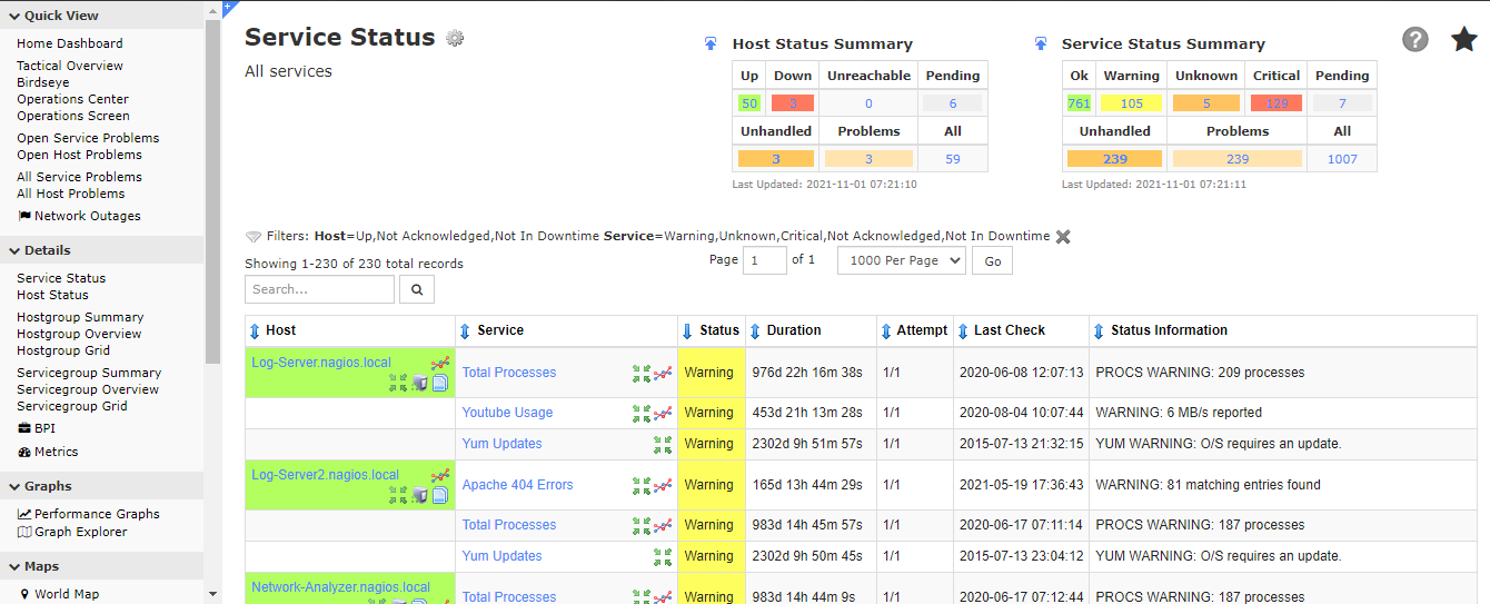 service-status-nagiosxi